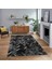 Dijital Baskılı Kaymaz Taban Yıkanabilir Patchwork Yolluk Salon Halısı, V-Patchwork-13-Antrasit, 1