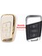 Volkswagen Passat B8 Skoda Superb Kodiaq Uyumlu Smart Kumanda Kılıfı Oto Anahtarlık Beyaz 3