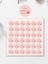 Desenli Thank You Teşekkür Stickers Paketleme Kargo Çıkartma PYTKSTK116 2