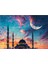 Ahşap Mdf Puzzle Yapboz Gün Batımında Cami ve Ay 120 Parça 25*35 cm 1