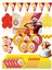 50X70CM Afişli Galatasaray 8 Kişilik Pasta Süsü Dahil Doğum Günü Seti - Icardi 1