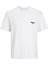 Erkek T-Shirt Beyaz 12256494 Jorbora Brandıng Tee Ss Crew Neck Blk 2