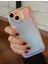 iPhone 15 Plus Uyumlu Zigzaglı Dalgalı Hologram Puf Kılıf 3