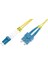 Lc-Sc Fiber Optik Patch Kablo, 9/125 Μ, Singlemode, 3.0mm, Duplex, Os2, Lszh, 0.5 Metre 1