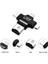 iPhone iPad Android Uyumlu Otg - Micro Otg - Type C Otg 3 In1 Kart Okuyucu Reader - Siyah 3