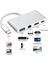 Type-C 3.1 To HDMI 4K 100MBPS Ethernet RJ45 Sb3.0 USB C Hub 4 In 1 Macbook ve Type C Uyumlu Çevirici 4