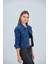 Kadın Kısa Likralı Denim Ceket 4