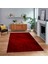 Dijital Baskılı Kaymaz Taban Yıkanabilir Modern Yolluk Mutfak Salon Halısı, V-Modern-27-Bordo, 1