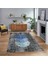 Dijital Baskılı Kaymaz Taban Yıkanabilir Modern Yolluk Mutfak Salon Halısı, V-Modern-01-Antrasit, 1