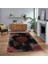 Dijital Baskılı Kaymaz Taban Yıkanabilir Modern Yolluk Mutfak Salon Halısı, V-Modern-06-Kırmızı, 1