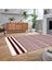 Dijital Baskılı Kaymaz Taban Yıkanabilir Modern Yolluk Mutfak Salon Halısı, V-Modern-63-Bordo, 2