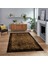 Dijital Baskılı Kaymaz Taban Yıkanabilir Modern Yolluk Mutfak Salon Halısı, V-Modern-04-Kahve, 1