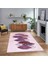 Dijital Baskılı Kaymaz Taban Yıkanabilir Modern Yolluk Mutfak Salon Halısı, V-Modern-08-Mor, 1