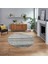 Dijital Baskılı Kaymaz Taban Yıkanabilir Yuvarlak Modern Mutfak Salon Halısı, V-Y-Modern-36-Gri, 1