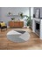 Dijital Baskılı Kaymaz Taban Yıkanabilir Yuvarlak Modern Mutfak Salon Halısı, V-Y-Modern-38-Gri, 1