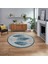 Dijital Baskılı Kaymaz Taban Yıkanabilir Yuvarlak Modern Mutfak Salon Halısı, V-Y-Modern-41-Mavi, 1