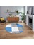 Dijital Baskılı Kaymaz Taban Yıkanabilir Yuvarlak Modern Mutfak Salon Halısı, V-Y-Modern-53-Mavi, 1