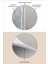 Dijital Baskılı Kaymaz Taban Yıkanabilir Oval Modern Yolluk Salon Halısı, V-O-Modern-96-Bej, 4