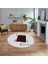Dijital Baskılı Kaymaz Taban Yıkanabilir Yuvarlak Modern Mutfak Salon Halısı, V-Y-Modern-61-Bordo, 1