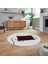 Dijital Baskılı Kaymaz Taban Yıkanabilir Yuvarlak Modern Mutfak Salon Halısı, V-Y-Modern-61-Bordo, 2