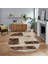 Dijital Baskılı Kaymaz Taban Yıkanabilir Oval Modern Yolluk Salon Halısı, V-O-Modern-93-Kahve, 1