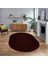 Dijital Baskılı Kaymaz Taban Yıkanabilir Oval Modern Yolluk Salon Halısı, V-O-MODERN-113-BORDO, 1