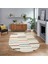 Dijital Baskılı Kaymaz Taban Yıkanabilir Oval Modern Yolluk Salon Halısı, V-O-Modern-74-Renkli, 1