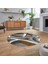 Dijital Baskılı Kaymaz Taban Yıkanabilir Yuvarlak Modern Mutfak Salon Halısı, V-Y-Modern-97-Kahve, 2