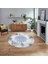 Dijital Baskılı Kaymaz Taban Yıkanabilir Yuvarlak Modern Mutfak Salon Halısı, V-Y-Modern-06-Mavi, 1