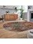 Dijital Baskılı Kaymaz Taban Yıkanabilir Oval Modern Yolluk Salon Halısı, V-O-Modern-90-Renkli, 2