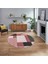 Dijital Baskılı Kaymaz Taban Yıkanabilir Yuvarlak Modern Mutfak Salon Halısı, V-Y-Modern-77-Kırmızı, 1
