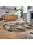 Dijital Baskılı Kaymaz Taban Yıkanabilir Oval Modern Yolluk Salon Halısı, V-O-Modern-96-Bej, 2