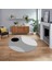 Dijital Baskılı Kaymaz Taban Yıkanabilir Yuvarlak Modern Mutfak Salon Halısı, V-Y-Modern-52-Gri, 1