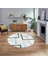 Dijital Baskılı Kaymaz Taban Yıkanabilir Yuvarlak Modern Mutfak Salon Halısı, V-Y-Modern-80-Mavi, 1