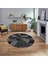 Dijital Baskılı Kaymaz Taban Yıkanabilir Yuvarlak Modern Mutfak Salon Halısı, V-Y-Modern-96-Antrast, 1