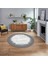 Dijital Baskılı Kaymaz Taban Yıkanabilir Yuvarlak Modern Mutfak Salon Halısı, V-Y-Modern-43-Gri, 1