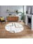 Dijital Baskılı Kaymaz Taban Yıkanabilir Yuvarlak Modern Mutfak Salon Halısı, V-Y-Modern-80-Krem, 1