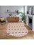 Dijital Baskılı Kaymaz Taban Yıkanabilir Oval Modern Yolluk Salon Halısı, V-O-Modern-64-Bordo, 1