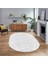 Dijital Baskılı Kaymaz Taban Yıkanabilir Oval Modern Yolluk Salon Halısı, V-O-Modern-05-Beyaz, 1