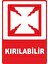 ChicArt Design Studio Kırılabilir Dijital Uv Folyo Baskı Uyarı Etiket Yapıştırma Sticker 12.5X17.5 1