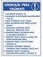Hidrolik Pres Talimatı Dijital Uv Folyo Baskı Uyarı Etiket Yapıştırma Sticker 25X35 cm 1