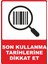Son Kullanma Tarihlerine Dikkat Et Dijital Uv Folyo Baskı Uyarı Etiket Yapıştırma Sticker 12.5X17.5 1