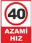 Azami Hız 40 Dijital Uv Folyo Yapışkan Baskı Uyarı Etiket Yapıştırma Sticker 12.5X17.5 1