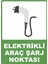 Elektrikli Araç Şarj Noktası Dijital Uv Folyo Yapışkan Baskı Uyarı Etiket Yapıştırma Sticker 25 x 35 1