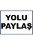 Yolu Paylaş Pvc Plakalı Uyarı Levhası Dekota Dijital Uv Baskı Yapışkanlı 35X25 cm 1