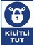 Kilitli Tut Dijital Uv Folyo Yapışkanlı Baskı Uyarı Etiket Yapıştırma Sticker 25X35 cm 1