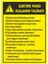 Elektrik Pano Kullanım Talimatı Pvc Plakalı Uyarı Levhası Dekota Dijital Uv Sticker 25X35 1