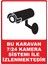 Karavan 7/24 Kamera Dijital Uv Folyo Baskı Uyarı Etiket Yapıştırma Sticker 25X35 cm 1