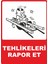 Tehlikeleri Rapor Et Dijital Uv Folyo Baskı Uyarı Etiket Yapıştırma Sticker 12.5X17.5 1