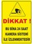 Dikkat Kamera Sistemi Ile Izlenmektedir Pvc Uyarı Levhası Dekota Dijital Baskı Yapışkanlı 12.5X17.5 1